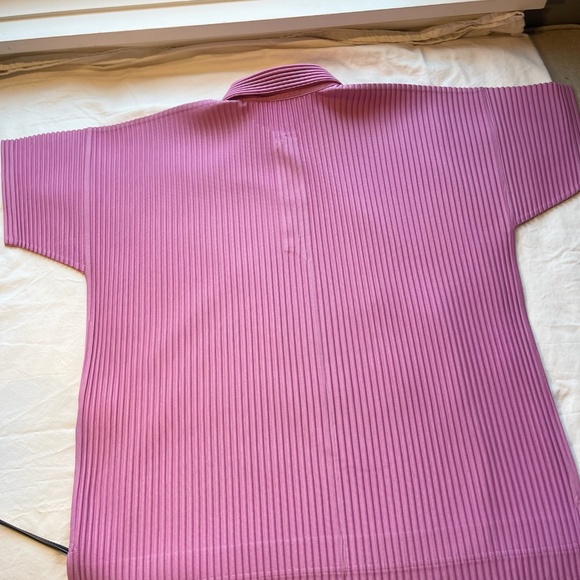 HOMME PLISSE ISSEY MIYAKE PINK PLEATED SHIRT - Picture 6 of 7